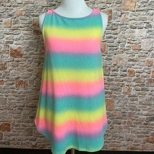 Neon Stripe Sleeveless Top